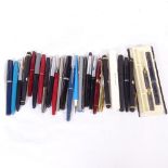 Various fountain pens, including Parker 17 Lady, Sheaffer etc
