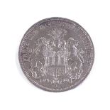 Hamburg 1911 3 Mark silver coin