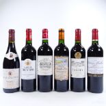 6 mixed bottles of French red wine