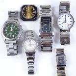 Various wristwatches, including Rado, Seiko Kinetic, Mondaine, etc. (6) Rado is the only watch