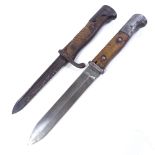 2 First War Period German trench knives