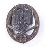 A German Second War Period General Assault badge for 25 Engagements