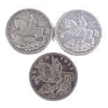 3 1935 silver crowns