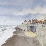 Andrew Dibben, watercolour, Sheringham Coast Norfolk 1995, 20.5" x 29", framed Very good condition