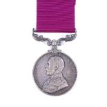 A George V Long Service and Good Conduct medal awarded to to 9456FQM Sjt J Emms RFA