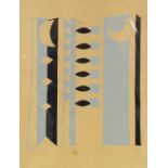 Andre Bicat (1909 - 1996), lithograph, abstract, signed in the plate, no. 83/100, 16" x 12", mounted