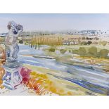 Daphne Alexander, watercolour, the Loire, signed, 15" x 19", framed All in very good condition