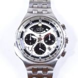 CITIZEN - a stainless steel Eco-Drive WR200 Calibre 2100 quartz chronograph wristwatch, ref. E210-