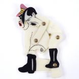 A Second War Period novelty Bakelite erotic toy, depicting Hitler and Goring, 5.5cm