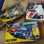 3 Scalextric racing car sets, including Scalextric 200, Raleigh Sport and Le Man 24 hr (3 boxes)