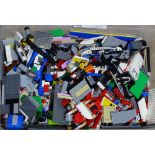 A large quantity of various Lego bricks and tiles