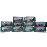 A quantity of Schuco miniature tractor models, all boxed, including Eicher Tiger, Lanz Traktor etc