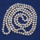 A Baroque freshwater pearl necklace