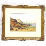 Captain James Peterson, watercolour, Colonial landscape Jamaica, signed, 7.5" x 10", framed
