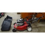 A Mountfield petrol lawnmower