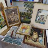 Oils, sketch, Pear's print etc