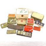 Various Vintage tins and boxes, including Tabloid Tea etc