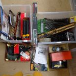 Various Hornby and other railways locomotives, accessories, tracks etc, including Inter-City 125 etc