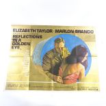 10 original film posters relating to Marlon Brando, including Reflections in a Golden Eye quad (10)
