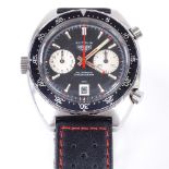 HEUER - a rare Autavia Viceroy automatic chronograph wristwatch, ref. 1163, circa 1970s, black
