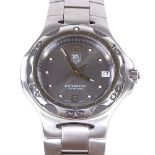TAG HEUER - a stainless steel Kirium Professional 200M quartz wristwatch, ref. WL111G, silvered dial