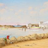 Harold Day, oil on board, Perth Western Australia, signed and dated 1980, 12" x 18", framed Very