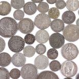 A collection of European 18th - 20th century silver coins