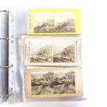 A collection of photographic stereoscopic cards, all views in and around Hastings (144 cards)