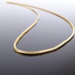 An 18ct gold foxtail link necklace, necklace length 58cm, 7.2g Very good original condition, no