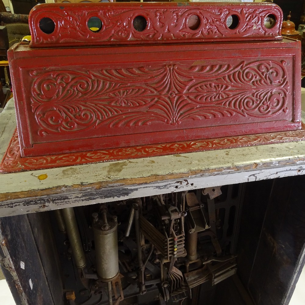 Caille's Lone Star coin-in-the-slot roulette game, manufactured in Detroit circa 1900 - 1909, the - Image 5 of 11