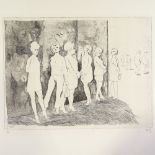 Georg Eisler (1928 - 1998), etching, landscape, artist's proof, signed in pencil, plate size 3.5"