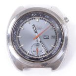 SEIKO - a Vintage stainless steel automatic chronograph wristwatch head, ref. 6139-7002, circa