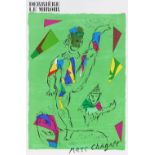 Marc Chagall, lithograph, The Green Acrobat, published by Mourlot 1979, no. 946, sheet size 15" x
