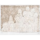 Etching, the choir, signed with monogram in the plate ZN, also inscribed in pencil with date 1979,