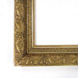 A gilt-gesso frame with oak leaf and acorn moulding, rebate size 17" x 23"