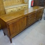 A 1960s Robert Heritage rosewood sideboard or credenza, for Archie Shine, with CITES certificate no.