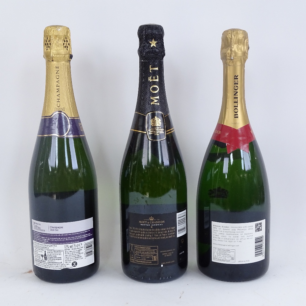 3 bottles of Champagne, including Moet (3) - Image 2 of 3