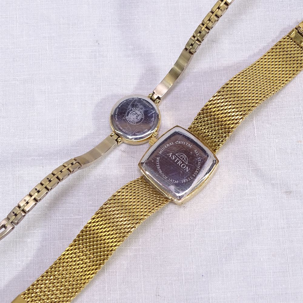 A lady's Citizen Eco Drive wristwatch, and a lady's Astron quartz wristwatch, working order - Image 2 of 2