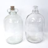 2 demijohns, 31cm