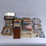 Large collection of various cigarette cards, including some albums