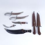Various Eastern daggers and knives (7)