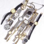 A collection of lady's and gentleman's wristwatches, to include Casio Sekonda etc