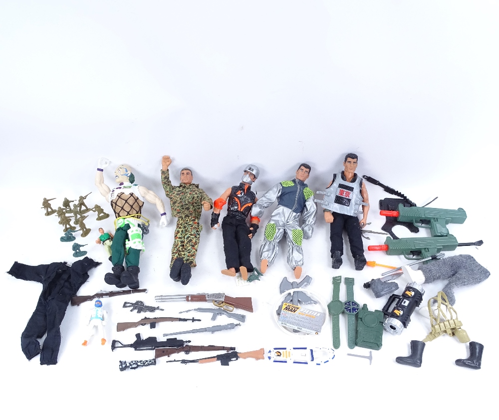 A large collection of various modern and Vintage Action Men - Image 2 of 3