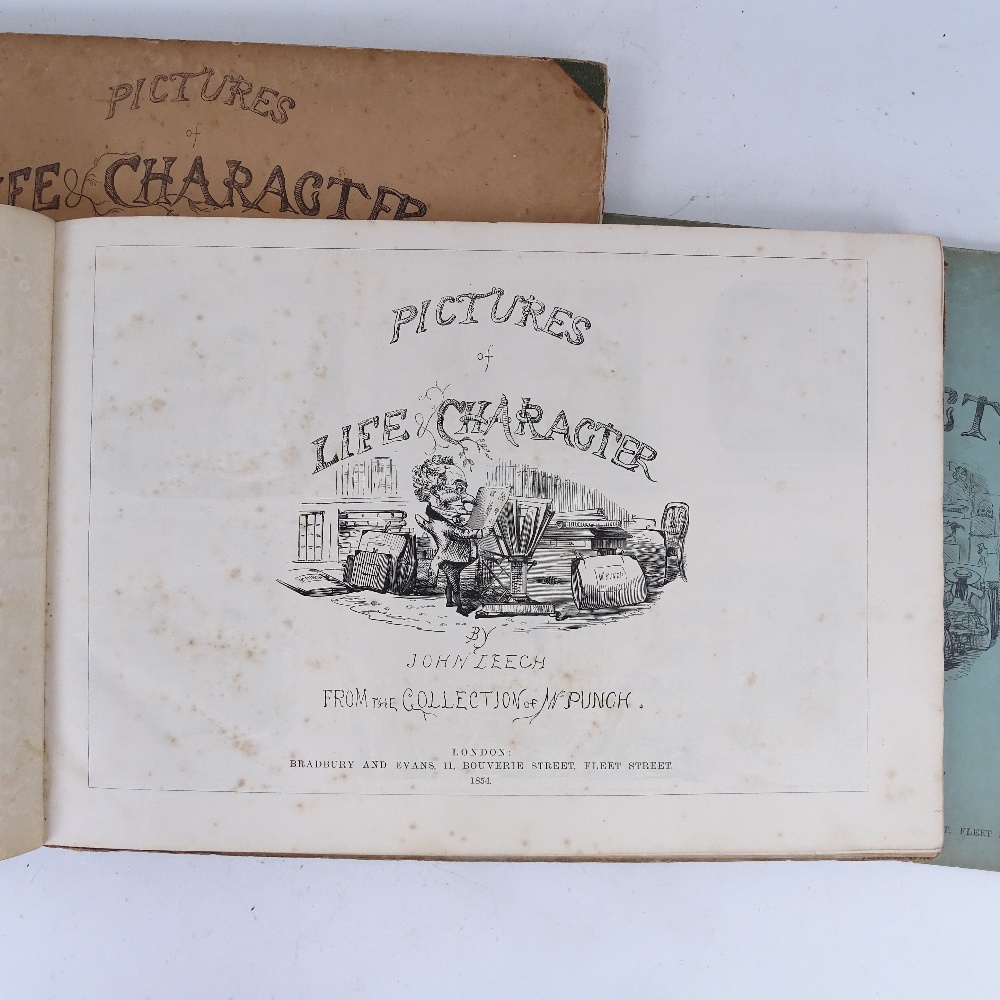 3 series books of Pictures Of Life And Character, by John Leech, from the collection of Mr Punch (3) - Image 2 of 3