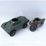 4 Action Men Cherilea military toy vehicles (4)
