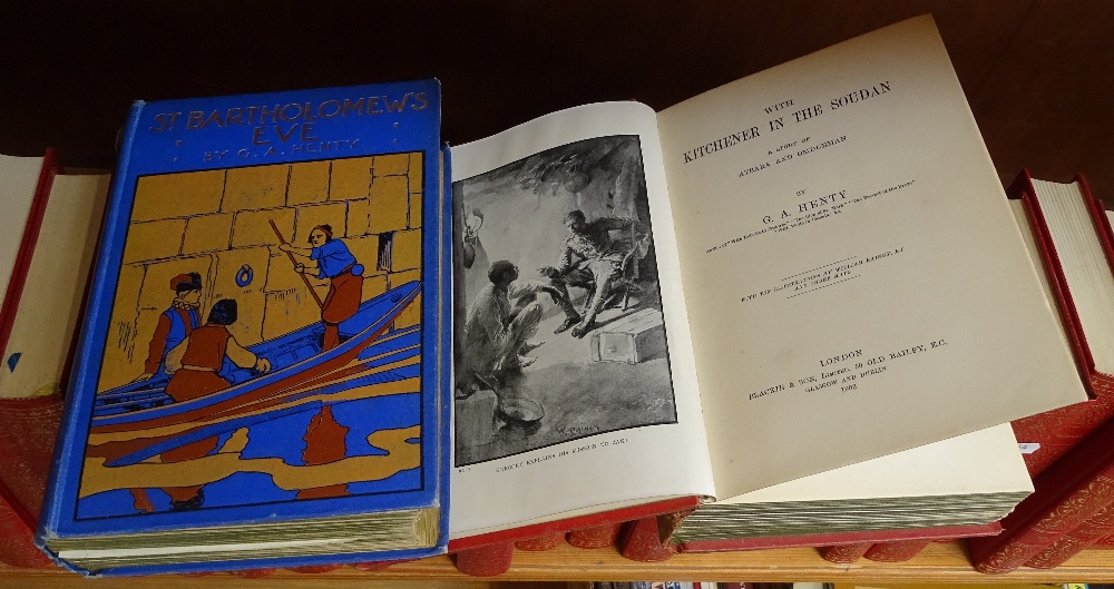 Various G A Henty novels and books, including The Treasure Of The Incas, Through The Fray, etc - Image 3 of 3