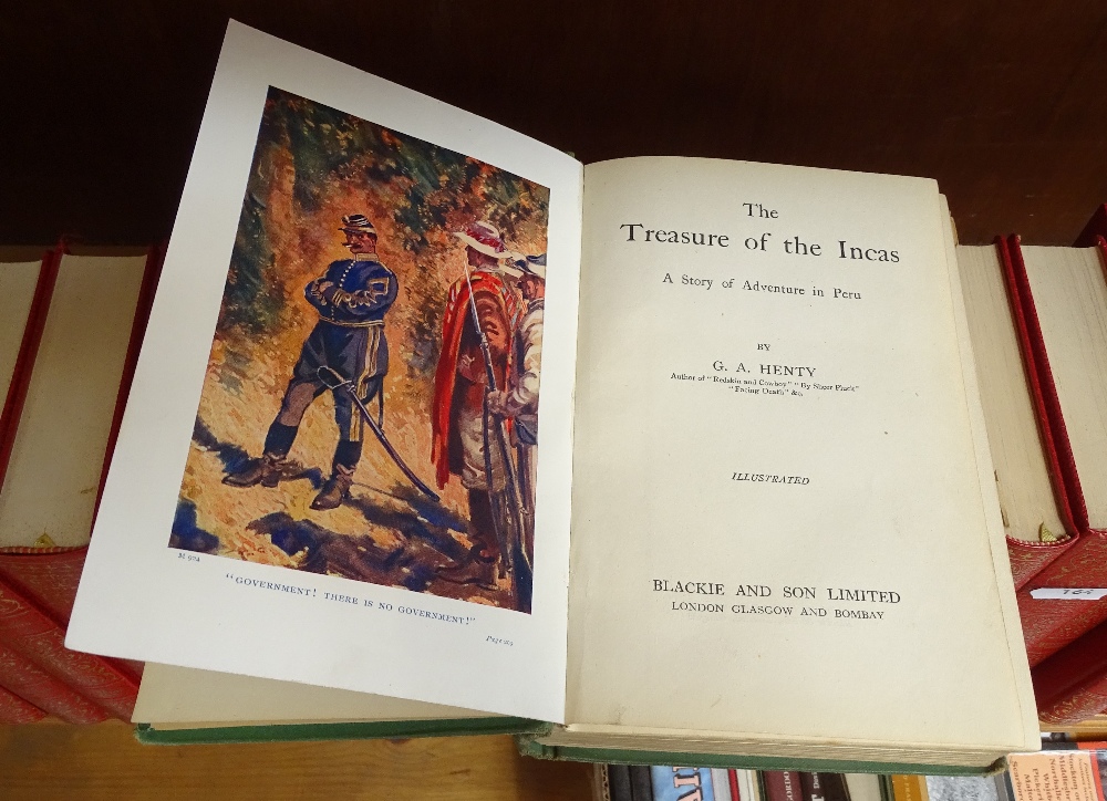 Various G A Henty novels and books, including The Treasure Of The Incas, Through The Fray, etc - Image 2 of 3