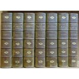 7 volumes of The Life And Works Of Charlotte Bronte And Her Sisters, The Haworth Edition