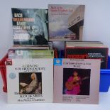 A collection of various vinyl records and LPs, mostly Classical (2 boxes)