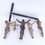 Various religious crosses and crucifix